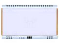 Backlight; LED; 66x40.2x3.6mm; white DISPLAY VISIONS EALED66X40-W
