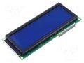 Display; LCD; 4x20 characters; Backlight colour: blue MIKROE MIKROE-159