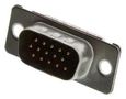 HD-D SUB CONN, PLUG, DE, 15POS, SOLDER 173114-0231