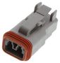 AUTOMOTIVE HOUSING, PLUG, 2POS, 13A DT06-2S-C015