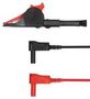 TEST LEAD, R/A PLUG-KELVIN CLIP, 1.5M KWML 7420 / SAK / 1 / 150