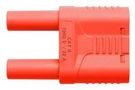 CONN, BANANA, PLUG, 32A, RED SKURZ 6100 / 19-4 IG 2MB NI / RT