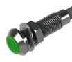 PANEL INDICATOR, GREEN, 5MM, 12VDC 604-324-21
