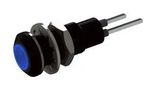 PANEL INDICATOR, BLUE, 6.35MM, 28VDC 612-934-23