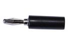 CONN, BANANA PLUG, 15A, BLACK BU-00243-0