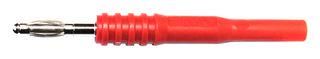 4MM BANANA JACK - PLUG ADAPTER, RED BU-32101-2