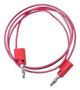 4MM BANANA PLUG-PLUG, RED BU-2020-A-60-2