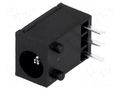 Connector: DC supply; socket; male; 1A; angled 90°; THT; bulk; MINI CLIFF FC681455