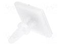 PCB distance; polyamide; L: 9.5mm; self-adhesive,snap fastener FIX&FASTEN FIX-LCBSB-9.5