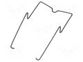 Fastening clip; OEM: 619660 RELPOL GZU-1052