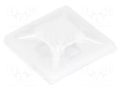 Holder; self-adhesive; polyamide; UL94V-2; natural; Ht: 3.5mm KSS WIRING HC-101