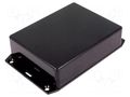 Enclosure: multipurpose; X: 94mm; Y: 121mm; Z: 34mm; 1591; ABS; black HAMMOND HM-1591GFLBK