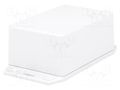 Enclosure: multipurpose; X: 57mm; Y: 87mm; Z: 40mm; with fixing lugs HAMMOND HM-1591XXLFLGY