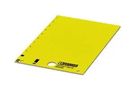 LABEL, PVC, YELLOW, 15MM X 35MM 0830319