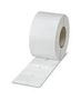 LABEL, PVC, WHITE, 19MM X 38MM 830679