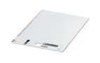 MARKER CARD, BLANK, 104MM, WHITE, TB 0829260