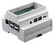 RASP PI 4B ENCLOSURE, DIN RAIL, PC, CLR MP001138