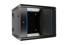 Extralink 12U 600x600 AZH Black | Rackmount cabinet | wall mounted, swing type, EXTRALINK EX.12905 5903148912905