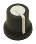 KNOB, ROUND W/LINE, 16.2MM, BLACK MP170822CR