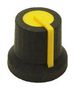 KNOB, ROUND W/LINE, 16.2MM, BLACK MP170826BR