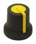 KNOB, ROUND W/LINE, 16.2MM, BLACK MP170826CR