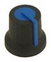 KNOB, ROUND W/LINE, 16.2MM, BLACK MP170827CR