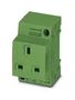 MAINS SOCKET, 2P+E, 13A, 250V, DIN RAIL 0804052
