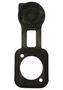 DUST CAP W/SEALING GASKET, SILICONE, BLK CP299802