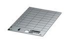 LABEL, PVC, SILVER, 15MM X 27MM 0828849