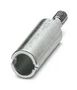 GUIDE SOCKET, STEEL GALVANIZED, SILVER 1676860