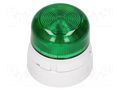 Signaller: lighting; continuous light; white; Flashguard; 230VAC KLAXON SIGNALS QBS-0026