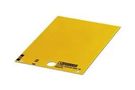 LABEL, EMERGENCY STOP, PVC, YELLOW 0803873
