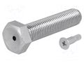 Pin; M8; steel; Plating: zinc; Thread len: 80mm; Spanner: 13mm FATH FA-098EM08080M