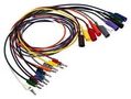 TEST LEAD SET, ALLIGATOR CLIP-PLUG, 10PC 6357-36