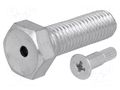 Pin; M12; steel; Plating: zinc; Thread len: 40mm; Spanner: 19mm FATH FA-098EM12040M