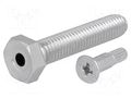 Pin; M8; steel; Plating: zinc; Thread len: 40mm; Spanner: 13mm FATH FA-098EM08040M