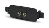 FRONT PLATE, PC, 196 X 34 X 62MM, BLACK 2230006
