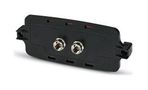 FRONT PLATE, PC, 163 X 30 X 62MM, BLACK 2230010