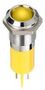 LED PANEL INDICATOR, YELLOW, 14MM, 2.1V Q14P1CXXY02E