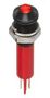 LED PANEL INDICATOR, RED, 6MM, 24VDC Q6P1BXXHR24E