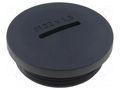 Stopper; M32; 1.5; polyamide; black; H: 13.3mm; Øout: 36.6mm KSS WIRING MSP-32