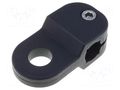 Holder; polyamide; Mount.hole diam: 12.5mm; D: 12mm; S: 10mm ELESA+GANTER MSX.56-TA-10-12