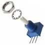 Potentiometer: shaft; single turn; 100kΩ; ±20%; 0.25W; linear; THT B/3310C-001-104L