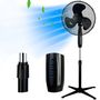 Extralink Bryza ESF-40D-BL Black | Standing fan | 3 blades, 3 speed settings, EXTRALINK EX.31353 5905090331353