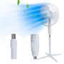 Extralink Bryza ESF-40D-WH White | Standing fan | 3 blades, 3 speed settings, EXTRALINK EX.31407 5905090331407