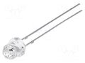 LED; red; 4.85mm; 750÷1120mcd; Front: Diamond; Pitch: 2.54mm; THT OPTOSUPPLY OSR5RUEDD1A