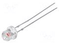 LED; pink; 4.85mm; 500÷750mcd; Front: Diamond; Pitch: 2.54mm; THT OPTOSUPPLY OSK5DKEDD1A