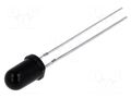 PIN IR photodiode; 5mm; THT; 940nm; 700÷1200nm; 2nA; convex; black LUCKYLIGHT LL-503PDD2E