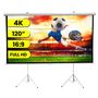 Extralink Projection Screen 120", 16:9, 266x149cm, PVC, semi-automatic rolling, EXTRALINK EX.30538 5906168630538