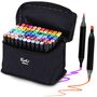 Extralink | Alcohol marker set | 80 colors, dual tips, EXTRALINK MARKERY 80SZT 5906168635847